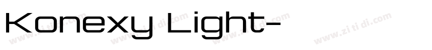 Konexy Light字体转换